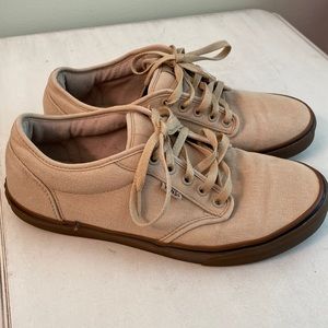 Vans tan fabric Mens shoes